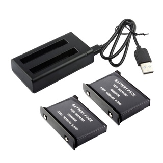 2 Slots Micro/Type-C Battery Charger For Insta360 X2 Action Camera