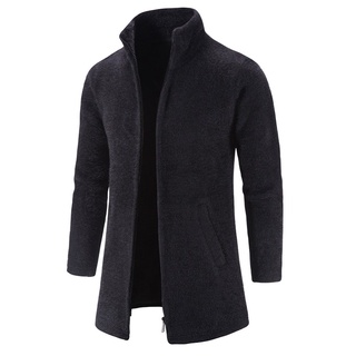 Mens Coats Fashionable Long Jacket Outwear Overcoat Simplicity Sweaters(Spot~)