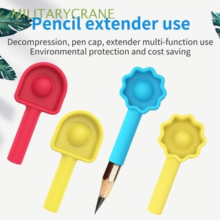 MILITARYCRANE Cute Pen Cap Educational Fidget Toys Fidget Toys Puzzle Toy Gift Push Bubble Relief Toys Stretch Anti Stress Decompression Toys/Multicolor