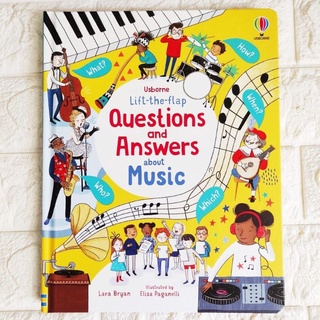 Usborne levante la solapa preguntas y respuestas sobre música / libro usborne / libro infantil