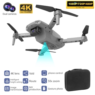Rc Drones con 4K HD doble cámara E99 Pro plegable Mini Drone Quadcopter Wifi FPV fotografía aérea Rc Dron helicóptero juguetes regalo (1)
