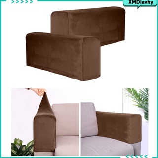 [lavhy] 1pair Sofa Armrest Cover Thickened Stretchable Sofa Armrest Slipcover Furniture Couch Arm Protector Armchair Cover