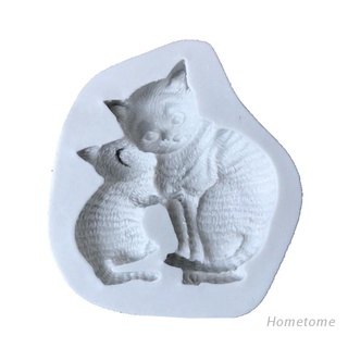 hom lindo molde de silicona para gatos en forma de pastel decoración gadgets chocolates candy molde