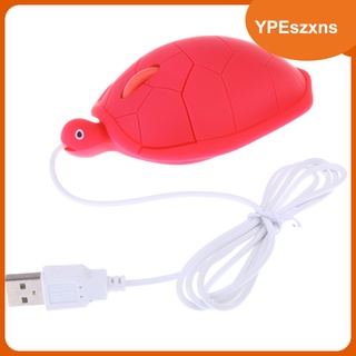 Mini lindo Kawaii ratón con cable USB 3D tortuga Animal Mause para PC ordenador