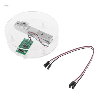 lucky digital sensor de peso de célula de carga hx711 ad convertidor módulo de ruptura 5 kg portátil electrónica balanza de cocina para escala