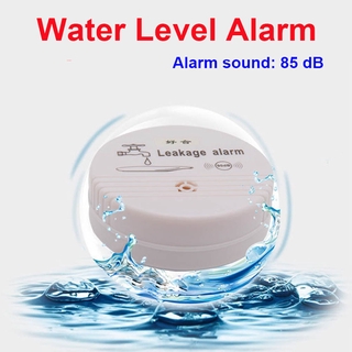 [Stock Listo] 85dB Detector de alarma de nivel de agua Sistema de seguridad Alerta de sensor de fuga de agua para el hogar