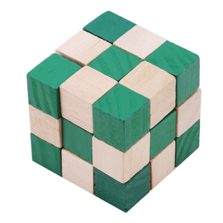 Bloques de madera cubo mágico dragón rompecabezas bloqueo de juguete para adultos niños juguete regalo