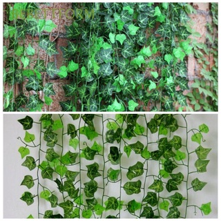 BEBETTFORM Artificial Verde Decoracion Plantas Colgando Falso la hoja de hiedra Vid Follaje Boda Moda Jardin Home (1)