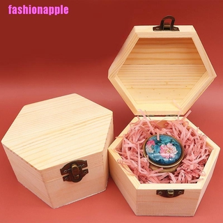 FAMY caja de almacenamiento de madera en forma Hexagonal para joyas, boda, caja de regalo, joyería, exhibición FAA