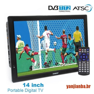 Yanba Mini Tv Digital Digital De 14 pulgadas Hd Dvb-T2 Atsc
