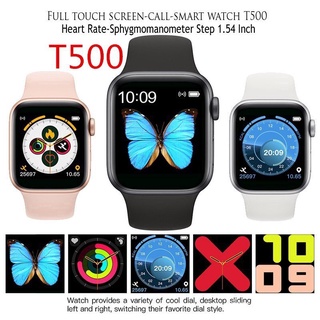 🙌 smartwatch iwo t500+ pkt500 series 8 bluetooth llamada reloj inteligente 1.75 pulgadas pantalla completa monitor de frecuencia cardíaca whatsapp mensaje mO1A