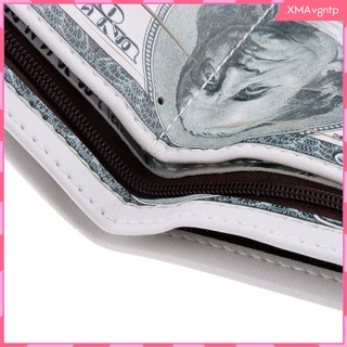 [xmavgntp] cartera de lona Bi-Fold Mighty banco nota de papel bolsa de dinero dólares
