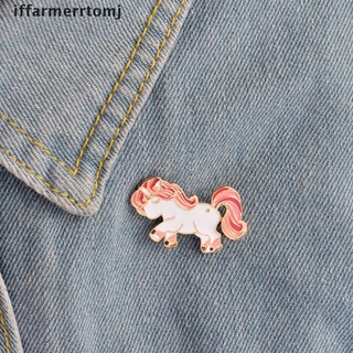 [iffarm] 1pc Horse Pony Enamel Pin Brooch Pins Up Little Girls Jewelry Horse Lover Gift .