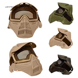 WM Tactical Airsoft Pro Máscara Completa De Seguridad De Malla De Metal Gafas De Protección (1)