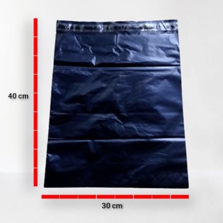 30x40 negro brillante embalaje OLSHOP POLYMAILER plástico (1)
