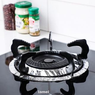 10Pcs Universal práctico accesorios de cocina utensilios de cocina de papel de aluminio mantener limpio quemador de Gas forro