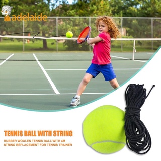 * al aire libre herramientas de goma lana pelota de tenis con 4m cuerda de reemplazo para entrenador de tenis