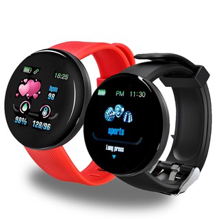 Reloj inteligente De promoción D18 Bluetooth deportivo con Monitor De presión arterial/ritmo cardíaco (9)