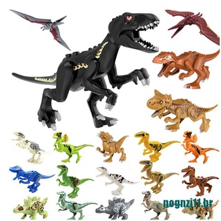 <hot>Jurassic dinosaurio bloques de construcción niños juguete Compatible con Lego