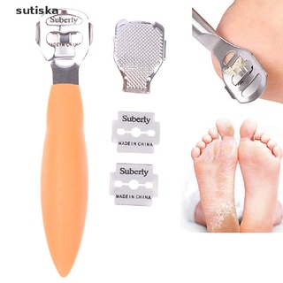 sutiska 1 juego de cuidado de pies pedicura removedor de callos duro seco afeitadora de piel raspador kit mx