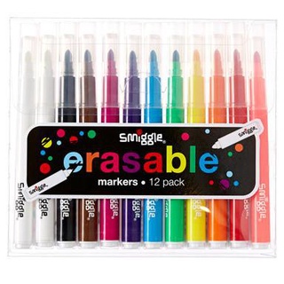 Paquete de marcadores borrables Smiggle especial X12 - marcadores de Color limitado Smiggle