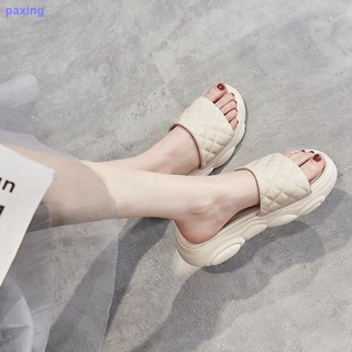 Zapatillas de las mujeres desgaste 2021 nuevos zapatos de moda red rojo ins moda casual suela gruesa esponja pastel verano salidas sandalias y s