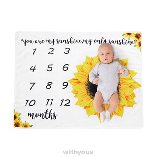 calendario multifuncional accesorios foto prop crecimiento conmemoración suave franela bebé mensual hito manta