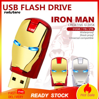 *wbcc* iron man 512gb 1tb 2tb usb 2.0 memoria flash disco de almacenamiento de datos