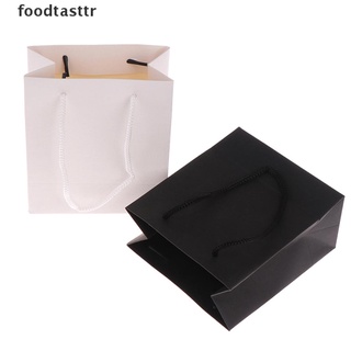 【stt】 10pcs/lot Paper Gift Bag Kraft Paper Candy Box With Handle Party Gift Package .
