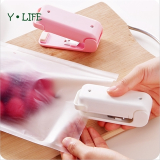 Y • LIFE Mini sealing machine snack plastic bag sealing machine home hand pressure heat sealing machine small sealing machine