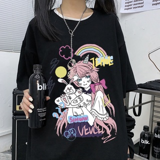 ◆◆Retro Anime de dibujos animados T-shirt de las mujeres gótico T-shirt Streetwear impreso Top coreano verano T-shirt