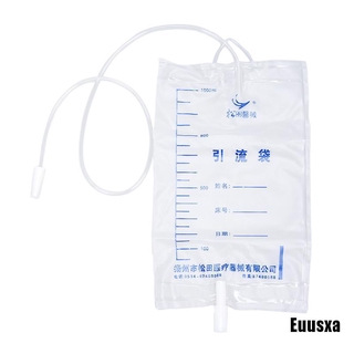 Euusxa 1X1000Ml bolsa de orinal malétula Anti-reflujo de Urine para orinar