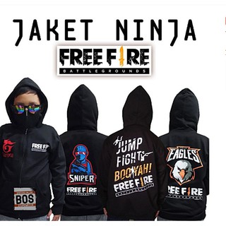 Ninja niños sudadera con capucha suéter Chamarra FREEFIRE edad 7-14y gratis pagar en el sitio