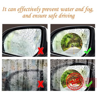 6 unids/set coche espejo retrovisor película de lluvia ventana lateral nano lluvia lluvia antiniebla película hd m1y6