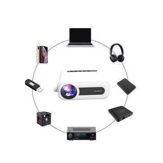Eye-friendly Projector , Upgraded Portable Video Projector , Multimedia Home Theater Projector ,Wireless Screen