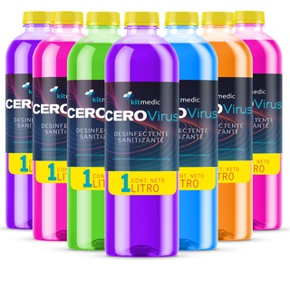 CEROVIRUS Sanitizante Liquido Desinfectante 1 Litro RINDE 100 LITROS