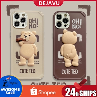 3D Ted Bear Phone Soft Case Cover IPhone 12 MINI 11 Pro Max X XS MAX XR SE2 7 8 Plus