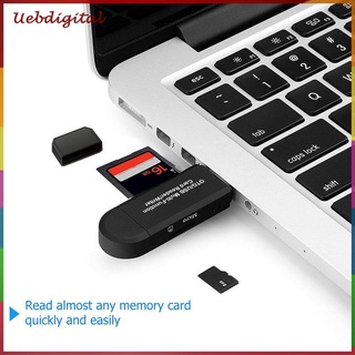 Ud.micro USB+USB OTG lector de tarjetas USB adaptador de tarjeta de memoria para PC Android
