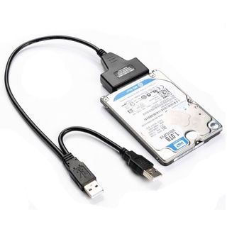 xiaanle unidad de disco duro 7+15 pines SATA a USB 2.0 Cable adaptador para portátil HDD de 2.5 pulgadas