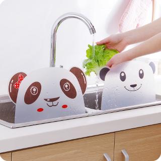 lindo panda sucker taza de agua salpicadura de agua impermeable deflector de pantalla lavabo lavabo soporte (5)