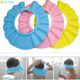 HALANHS Kid Hair Shield Soft Protector Bath Cap Hat Shampoo Baby Shower Safe Adjustable Wash/Multicolor