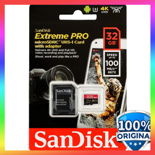 Sandisk MicroSDHC Extreme Pro A1 V30 UHS-1 (100 mb/s) 32 gb - SDSQXCG-032G-GN6MA - negro