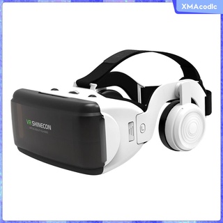 [xmacodlc] auriculares de realidad virtual, gafas vr shinecon vr para películas, videojuegos, gafas de vr 3d para teléfonos en la