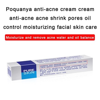 Poquanya Anti-acne Cream Cream Anti-acne Acne Shrink Pores Skin Facial Control Moisturizing P1X2 (5)