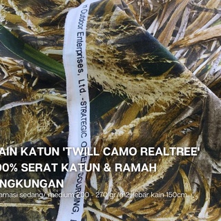 ♤ Tela de camuflaje de impresión de sarga Realtree algodón sarga de calidad Premium importación