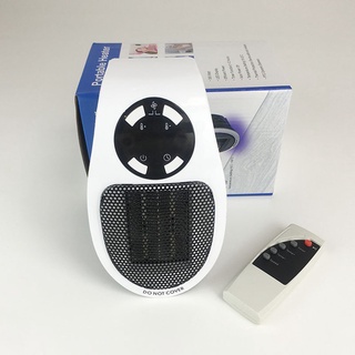 2 pared-Outlet Mini calentador de aire eléctrico potente soplador caliente calentador rápido ventilador estufa radiador calentador de habitación (4)