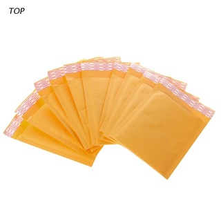 Top 10 pzs/bolsas De mensajero De burbujas Kraft/bolsas De mensajes/bolsas De Papel con sobres amarillos De Transporte