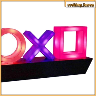 brillante juego iconos luz con 3 modos de luz - música reactiva juego de iluminación de la sala de juegos para playstation home dormitorio mesa (3)
