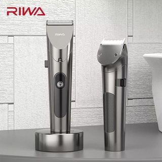 RIWA Professional Hair Trimmer Washable LED Display Rechargeable Electric Hair Cutter Hair Clipper Haircuts Machine For Kids Adults RE-6305 From