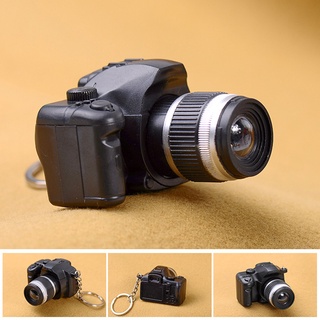 cococup lindo Mini Digital de una sola lente Reflex DSLR estilo de cámara LED luz Flash llavero (4)